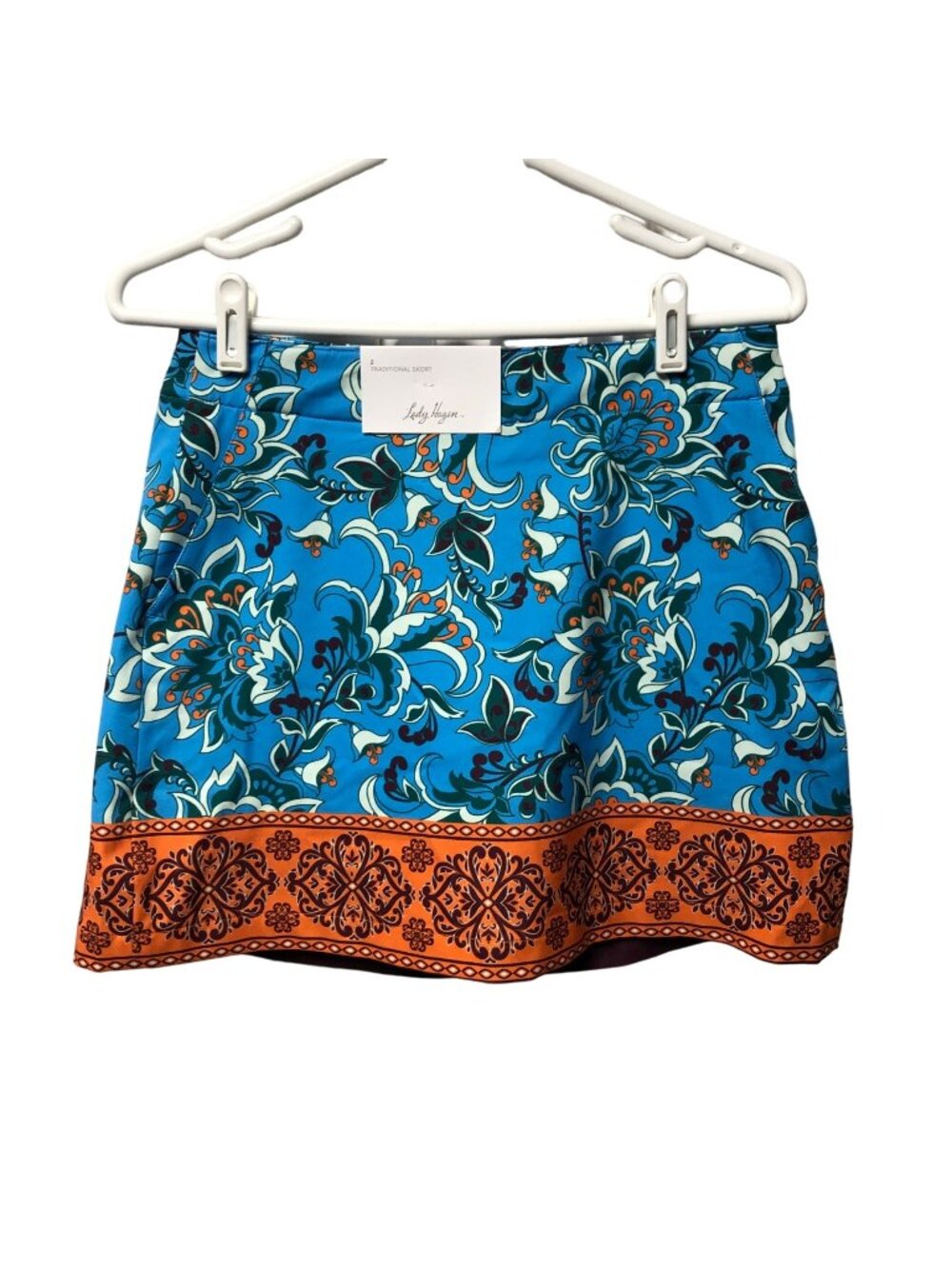 Lady Hagen Skort Womens Size 2 Scarf Print Athleisure Golf Tennis Sporty NEW